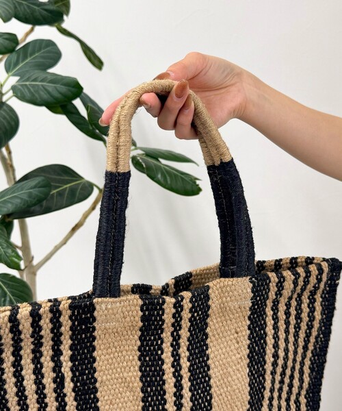 fredy emue(フレディエミュ)の「【TARANGO/タランゴ】 ジュートフラットトートバッグ(トートバッグ・レディース・ブラック系その他3/ブルー系その他3/マルチ/ピンク系その他・FREE)」の15枚目の写真