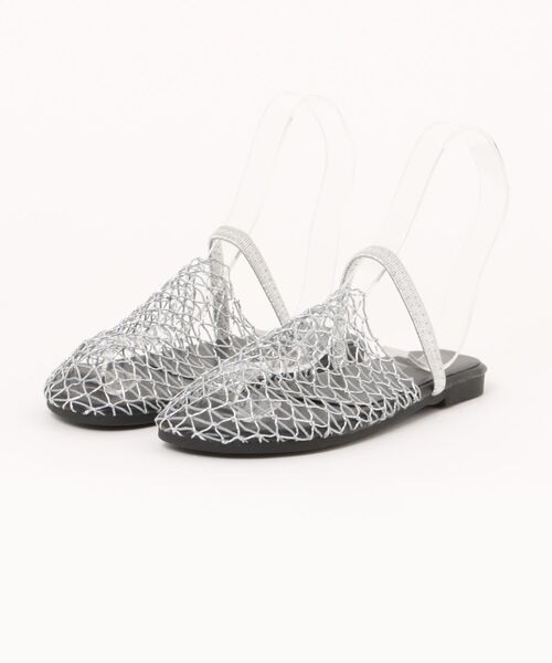 aimoha(アイモハ)の「メッシュサンダル (SS)(サンダル・レディース・シルバー/ブラック・23.5cm/24.5cm/23.0cm/24.0cm/25.0cm)」の11枚目の写真