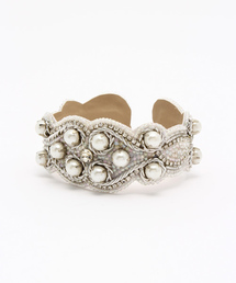 ROSE BUD | (BRM ACCESSORIES)NK-5353/PARL CUFF(バングル/リストバンド)