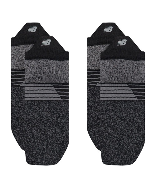 お値下げ❤️新品未使用品♡newbalance×fingercroxx 24.5 New Balance｜スラブヤーン ミッドカフ 2Pソックス LAS33562-AS1