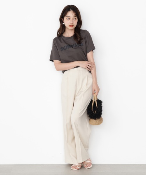 PROPORTION BODY DRESSING（プロポーションボディドレッシング）の「ベーシックワイドパンツ / 1215230700（その他パンツ・レディース・オフホワイト/ブラウン・MEDIUM/SMALL/P/S）」の7枚目の写真