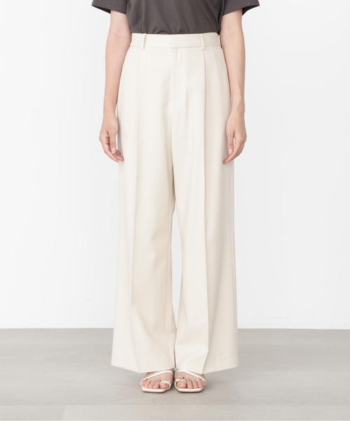 PROPORTION BODY DRESSING（プロポーションボディドレッシング）の「ベーシックワイドパンツ / 1215230700（その他パンツ・レディース・オフホワイト/ブラウン・MEDIUM/SMALL/P/S）」の11枚目の写真