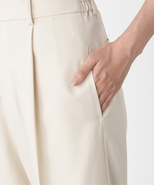 PROPORTION BODY DRESSING（プロポーションボディドレッシング）の「ベーシックワイドパンツ / 1215230700（その他パンツ・レディース・オフホワイト/ブラウン・MEDIUM/SMALL/P/S）」の16枚目の写真