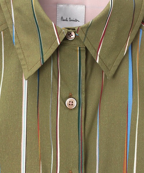 サマ―セ―ル‼️【PS Paul Smith】 ロングシャツワンピース 美品】Paul Smith オーバーサイズロングシャツワンピース 近年