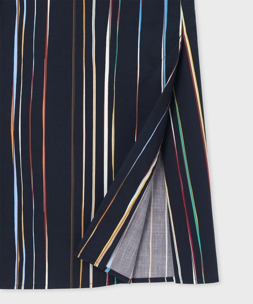 ウィメンズ 'Signature Pinstripe' シャツワンピース / 255005