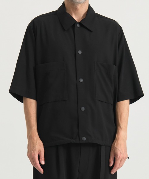 UJHO ウジョー　半袖シャツ UJOH】REGULAR COLLAR HALF SLEEVE SHIRT - WHITE | 公式通販