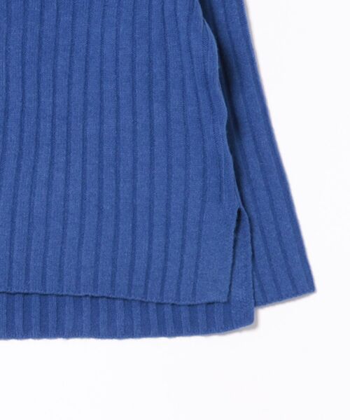 INTERPLANET（インタープラネット）の「７Ｇ　ワイドリブプルオーバー（ニット/セーター・レディース・オレンジ/ブルー/グレー/ブラック・LARGE/MEDIUM）」の5枚目の写真