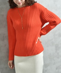 INTERPLANET | ７Ｇ　ワイドリブプルオーバー(ニット/セーター)