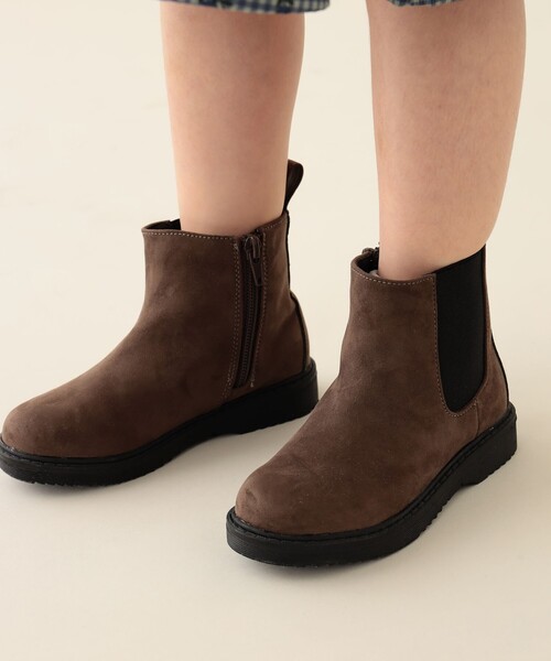 BEAMS mini（ビームスミニ）の「サイドゴア ブーツ 2025FW（16～19cm）（ブーツ・キッズ・ブラウン系その他4/ブラック・18/17/19/16）」の4枚目の写真