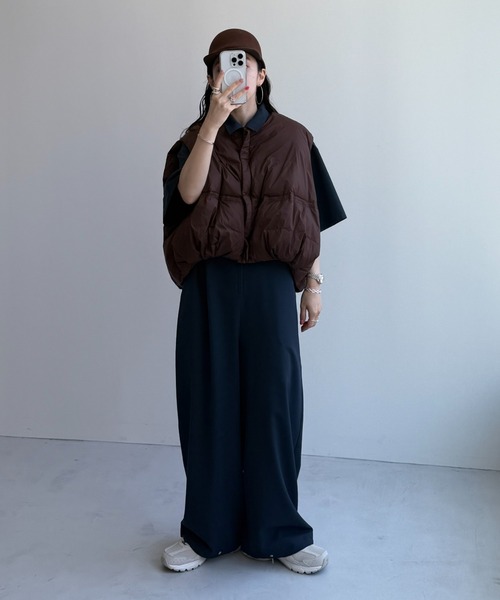 wee9s（ウィークス）の「half sleeve zip all in one / ハーフ