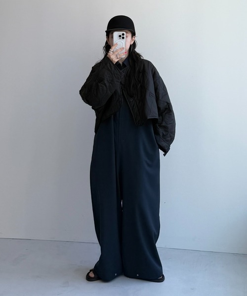 half sleeve zip all in one / ハーフスリーブジップオールインワン
