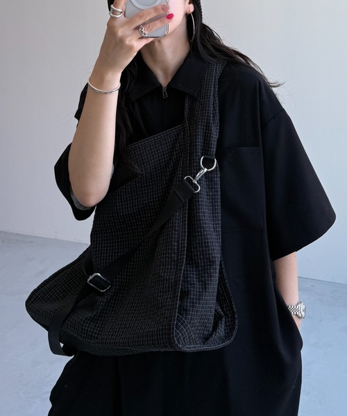 wee9s（ウィークス）の「half sleeve zip all in one / ハーフ