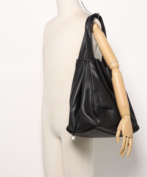 Cepica（セピカ）の「UNISEX牛床革ビッグトート（トートバッグ・レディース・ブラック・FREE）」の6枚目の写真