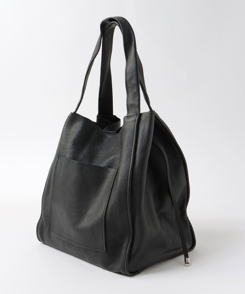 Cepica（セピカ）の「UNISEX牛床革ビッグトート（トートバッグ・レディース・ブラック・FREE）」の14枚目の写真