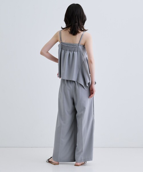 GALLEST(ギャレスト)の「【セットアップ可能】サキソニーサイドラインパンツ(その他パンツ・レディース・ライトグレー/ダークグレー・40/38/36)」の5枚目の写真