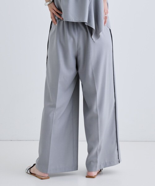 GALLEST(ギャレスト)の「【セットアップ可能】サキソニーサイドラインパンツ(その他パンツ・レディース・ライトグレー/ダークグレー・40/38/36)」の8枚目の写真