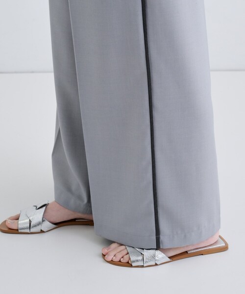 GALLEST(ギャレスト)の「【セットアップ可能】サキソニーサイドラインパンツ(その他パンツ・レディース・ライトグレー/ダークグレー・40/38/36)」の10枚目の写真
