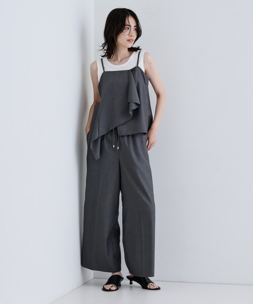 GALLEST(ギャレスト)の「【セットアップ可能】サキソニーサイドラインパンツ(その他パンツ・レディース・ライトグレー/ダークグレー・40/38/36)」の13枚目の写真