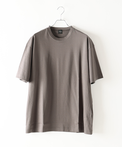 EDIFICE（エディフィス）の「アルビニスタスムース Tシャツ（Tシャツ/カットソー・メンズ・グリーン/ホワイト/ネイビー/チャコールグレー/アイボリー/ブラック・X-LARGE/LARGE/MEDIUM/SMALL）」の4枚目の写真