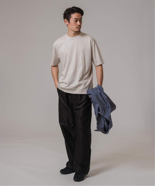 EDIFICE（エディフィス）の「アルビニスタスムース Tシャツ（Tシャツ/カットソー・メンズ・グリーン/ホワイト/ネイビー/チャコールグレー/アイボリー/ブラック・X-LARGE/LARGE/MEDIUM/SMALL）」の15枚目の写真