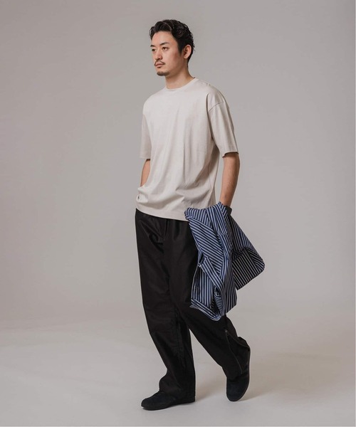 EDIFICE（エディフィス）の「アルビニスタスムース Tシャツ（Tシャツ/カットソー・メンズ・グリーン/ホワイト/ネイビー/チャコールグレー/アイボリー/ブラック・X-LARGE/LARGE/MEDIUM/SMALL）」の16枚目の写真