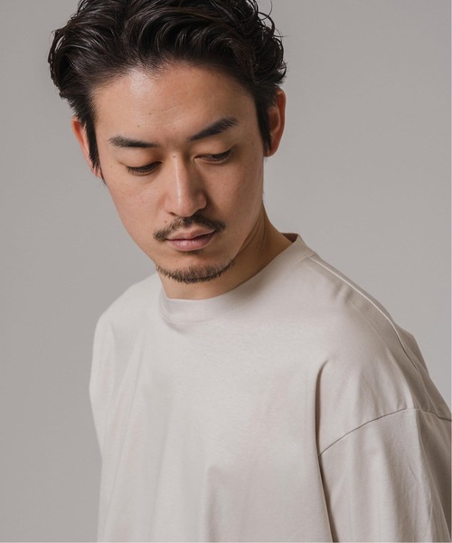 EDIFICE（エディフィス）の「アルビニスタスムース Tシャツ（Tシャツ/カットソー・メンズ・グリーン/ホワイト/ネイビー/チャコールグレー/アイボリー/ブラック・X-LARGE/LARGE/MEDIUM/SMALL）」の21枚目の写真