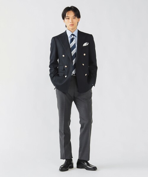 セール】6ボタン ダブルブレステッド ブレザー ジャケット（テーラード
