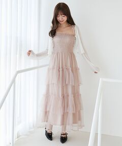 FURFURのラメチュールドレスです！ サイズは00になります♪ WEB・一部店舗限定カラー】セパレートラメチュールドレス