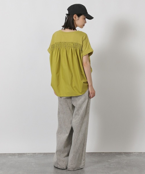 LAKOLE（ラコレ）の「バックシャーリングＴ / 578796（Tシャツ/カットソー・レディース・セージグリーン/チャコール/アイボリー/ラベンダー・FREE）」の18枚目の写真