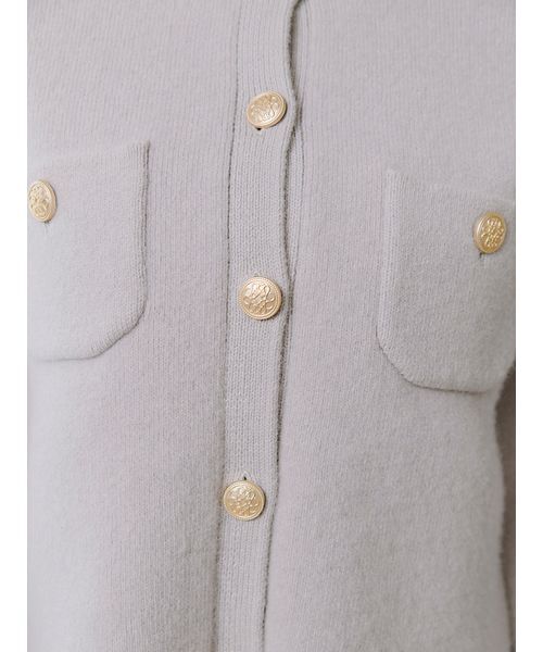 フォックスニットジャケット（ノーカラージャケット）｜SNIDEL