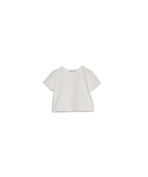 セール】【Nora Lily】「elle」Mini Logo Embroidered Tee（T