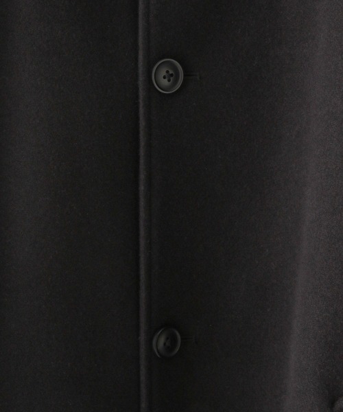 GLOBAL WORK（グローバルワーク）の「ウーリーテック/防風スマートロングコート/451156（ステンカラーコート・メンズ・ネイビー/ブラック・LARGE/SMALL/MEDIUM）」の5枚目の写真