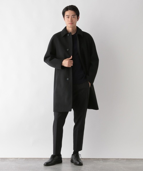 セール】ウーリーテック/防風スマートロングコート/451156（ステン