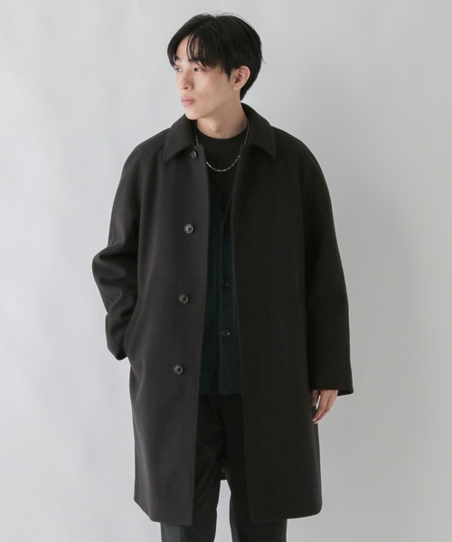 ウーリーテック/防風スマートロングコート/451156（ステンカラーコート