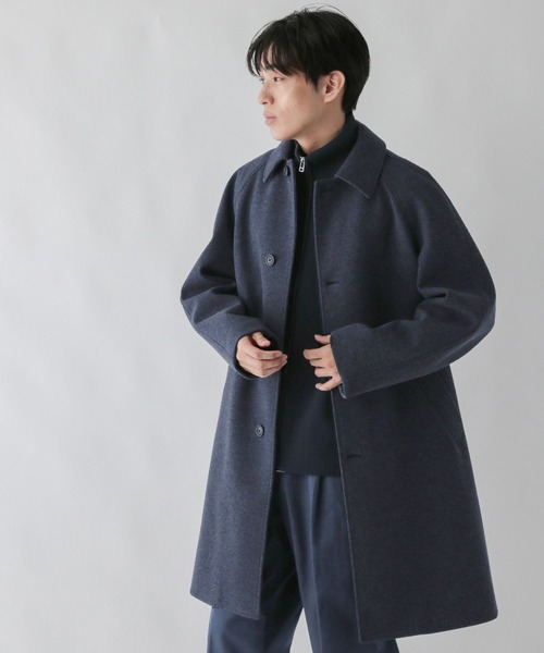 ウーリーテック/防風スマートロングコート/451156（ステンカラーコート