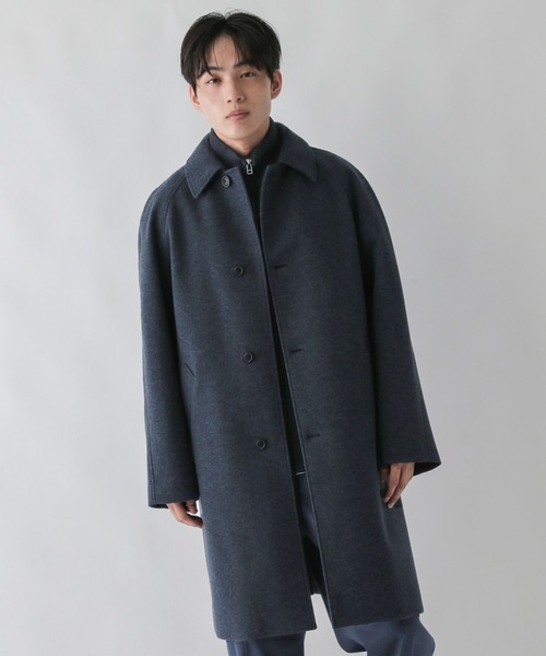 ウーリーテック/防風スマートロングコート/451156（ステンカラーコート
