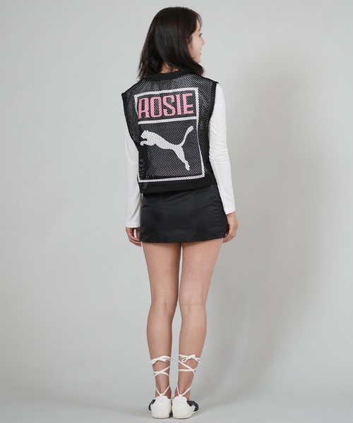 PUMA(プーマ)の「PUMA/プーマ ROSE RELAXED MESH TOP メッシュタンクトップ 633804(タンクトップ・レディース・アイボリー/ブラック・XS/S)」の16枚目の写真
