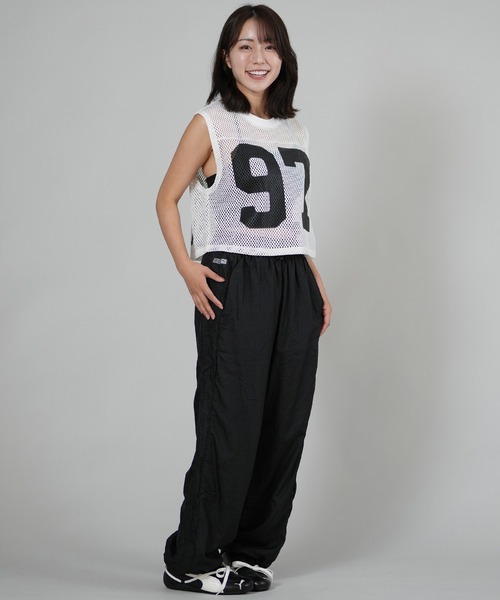 PUMA(プーマ)の「PUMA/プーマ ROSE RELAXED MESH TOP メッシュタンクトップ 633804(タンクトップ・レディース・アイボリー/ブラック・XS/S)」の17枚目の写真