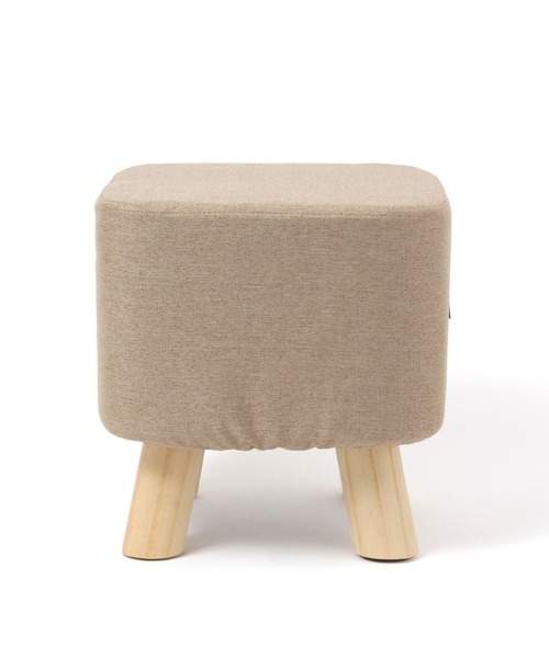 LAKOLE（ラコレ）の「ファブリックスツール[スクエア] / 577227（家具・レディース・ベージュ/アイボリー/チャコール/グレー・FREE）」の6枚目の写真