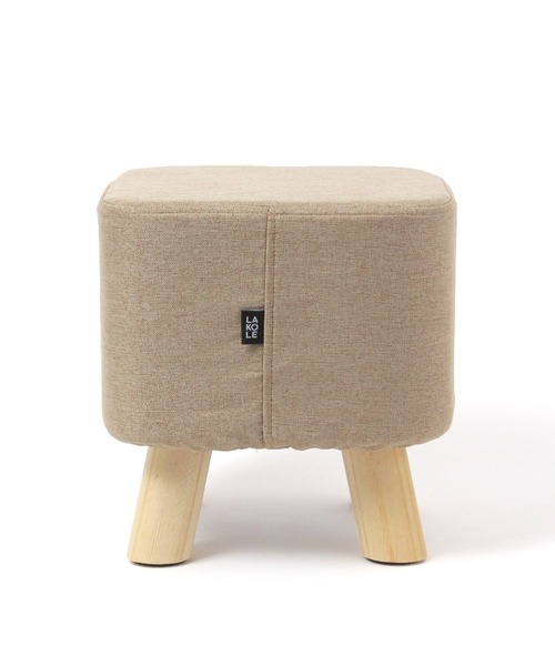 LAKOLE（ラコレ）の「ファブリックスツール[スクエア] / 577227（家具・レディース・ベージュ/アイボリー/チャコール/グレー・FREE）」の7枚目の写真