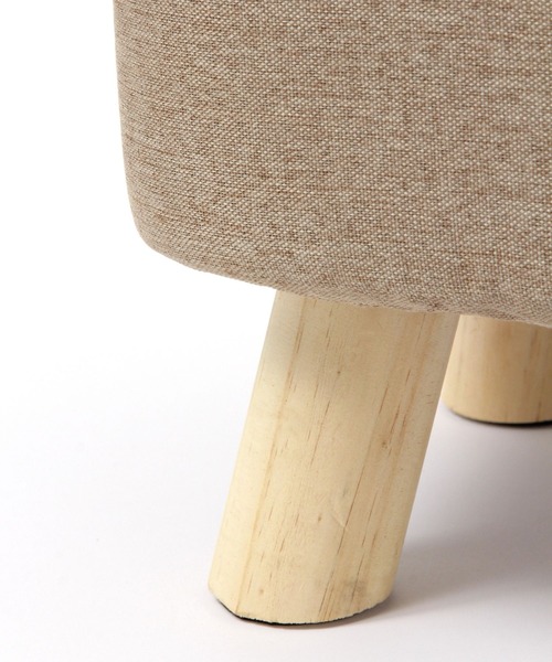 LAKOLE（ラコレ）の「ファブリックスツール[スクエア] / 577227（家具・レディース・ベージュ/アイボリー/チャコール/グレー・FREE）」の10枚目の写真