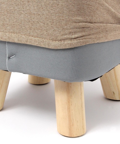 LAKOLE（ラコレ）の「ファブリックスツール[スクエア] / 577227（家具・レディース・ベージュ/アイボリー/チャコール/グレー・FREE）」の11枚目の写真