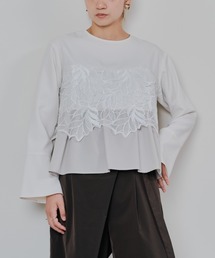 TEVALT | リーフレースティアードトップス(シャツ/ブラウス)