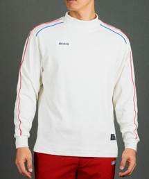 <MENS>パイピングライン起毛プルオーバー