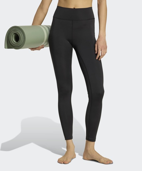 adidas（アディダス）の「オールミー エッセンシャルズ フルレングス レギンス / ヨガウェア / アディダス adidas（レギンス/スパッツ・レディース・ブラック/ブラウン・SMALL/MEDIUM/LARGE/X-LARGE/XX-LARGE/X-SMALL）」の2枚目の写真