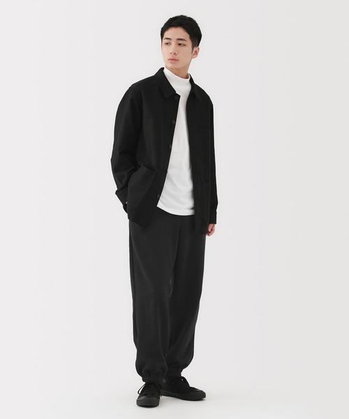 無印良品(ムジルシリョウヒン)の「紳士 スウェットワイドパンツ(スウェットパンツ・メンズ・ブラック/チャコールグレー/グレー/ネイビー・XL/L/M/S)」の6枚目の写真