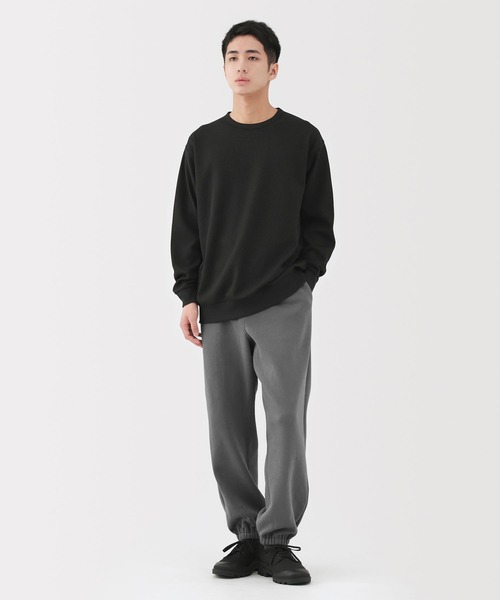 紳士 スウェットワイドパンツ（スウェットパンツ）｜無印良品（ムジル