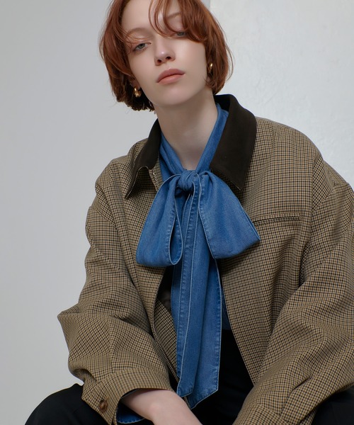 美品】ANAYI アナイ シルクウールへプラムジレ 38 ANAYI シルクウール