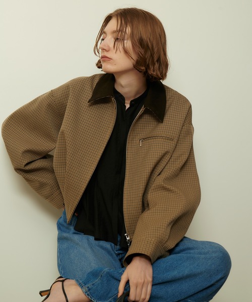 allureville（アルアバイル）の「ステンカラーブルゾン（ブルゾン・レディース・ベージュ/ベージュ系その他・2）」の6枚目の写真