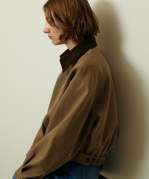 allureville（アルアバイル）の「ステンカラーブルゾン（ブルゾン・レディース・ベージュ/ベージュ系その他・2）」の7枚目の写真